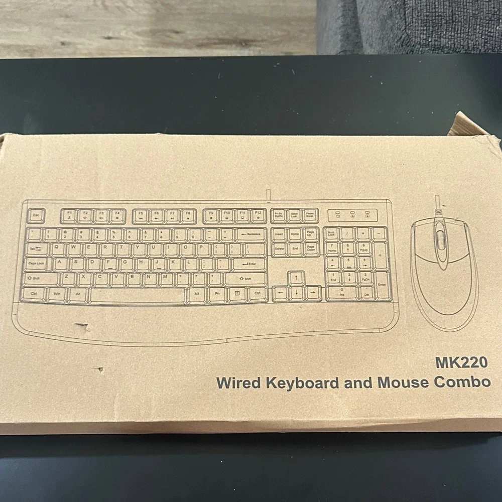 MK220 Wired Keyboard and Mouse Combo